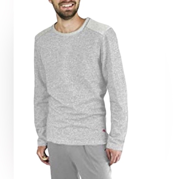 Tommy Bahama Gray Fleece Pullover Marlin Logo Sweatshirt crewneck sweater - Picture 1 of 12